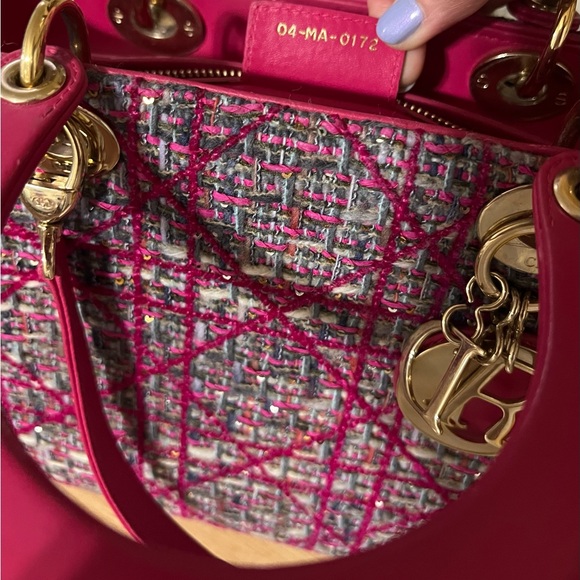 Lady Dior Medium Tweed Bag - Picture 10 of 10